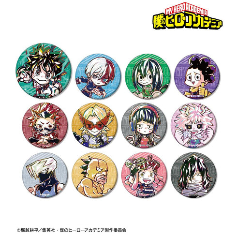 『僕のヒーローアカデミア』トレーディング デフォルメAni-Art マット缶バッジ ver.A(単位/BOX)【202508再販】